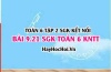 Bài 9.21 SGK Toán 6 tập 2 Kết nối tri thức